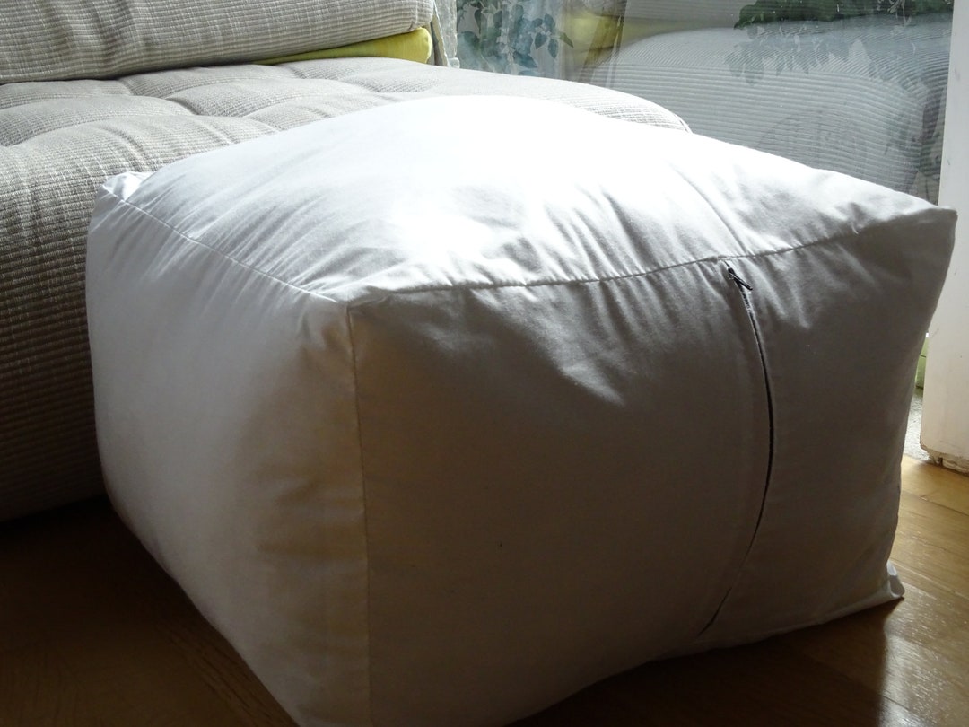 Inserts for Pouf Custom Sizes, Custom Material, Cotton, Linen