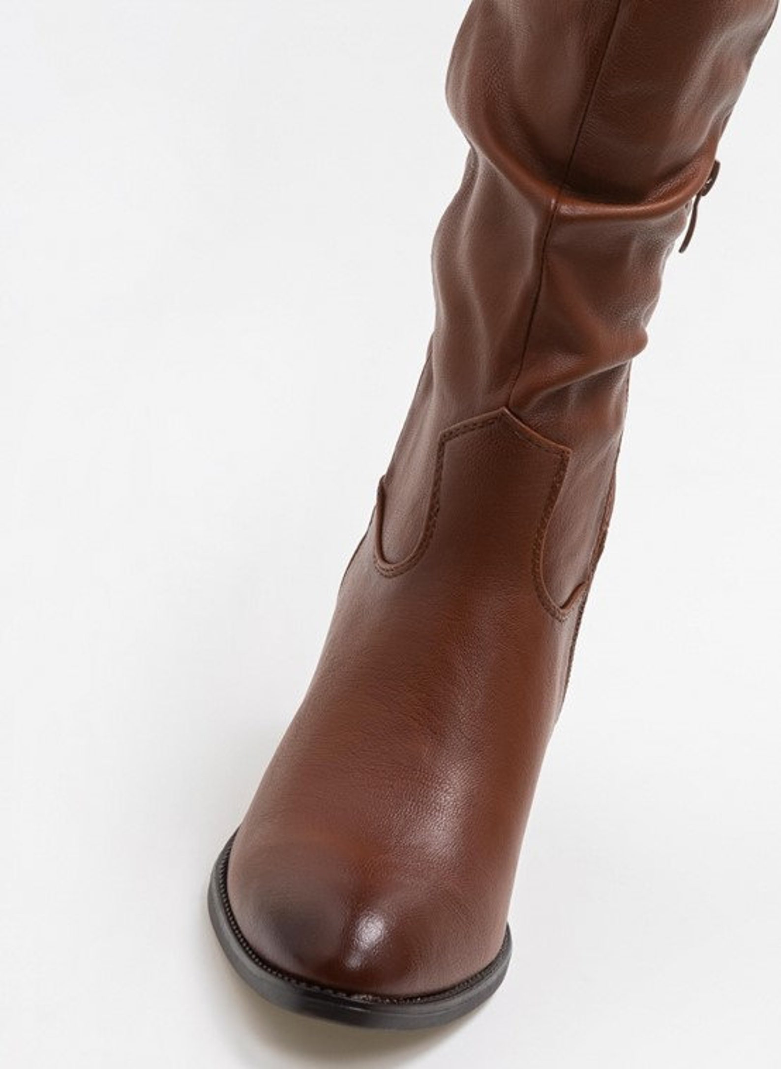 Western over the knee boots Brown Boots Etsy