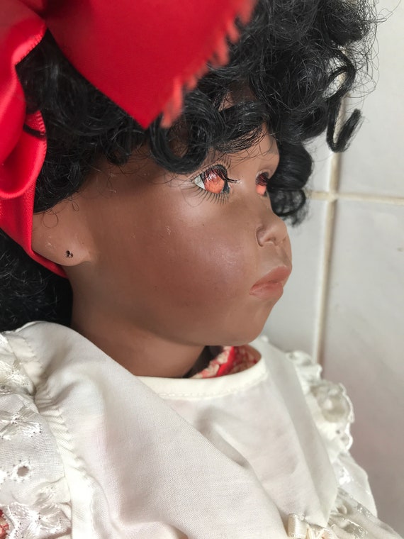 antique black bisque doll