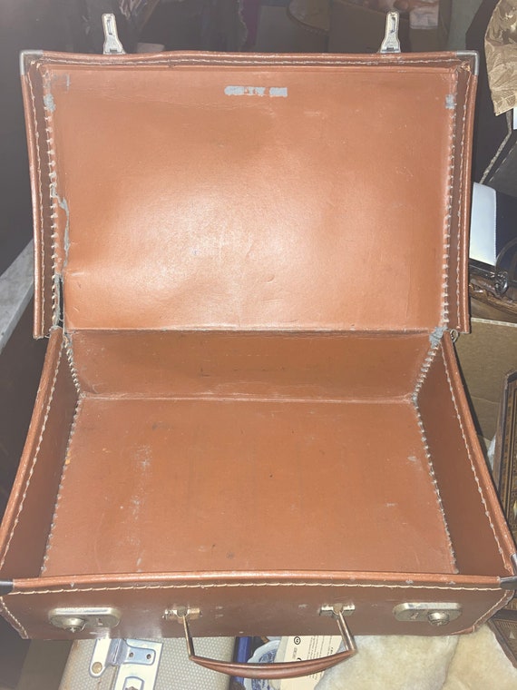Antique Brown Fake Leather small 
