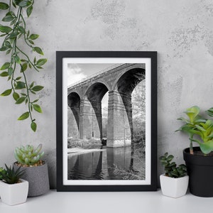 REDDISH VALE VIADUCT / Portrait photography print image 2