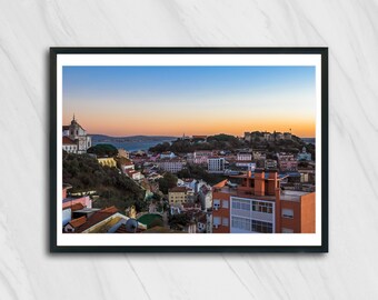 LISBON SUNSET / Landscape photography print