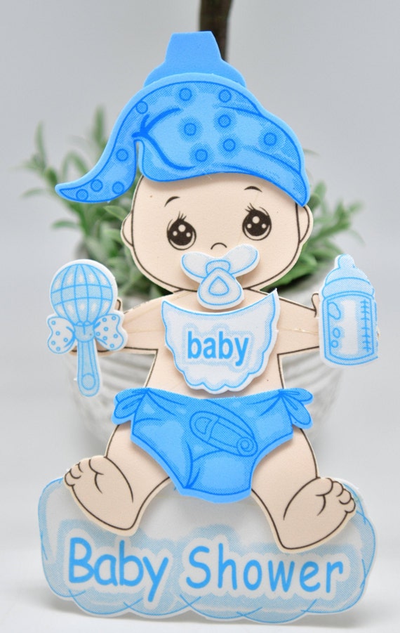 10 Baby Shower BOTTLE Babies Centerpiece Decoration Foam Girl Boy Favors Bebes 