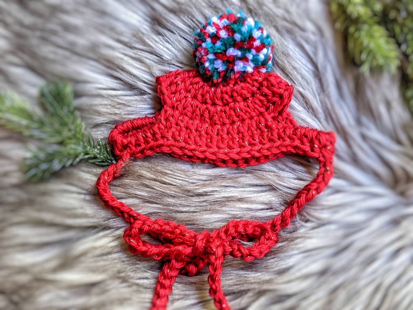 sparkly christmas hat