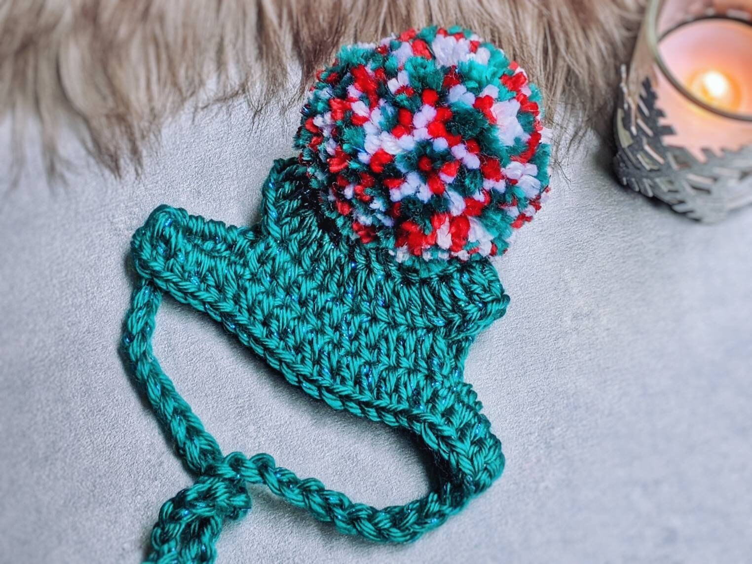 sparkly christmas hat
