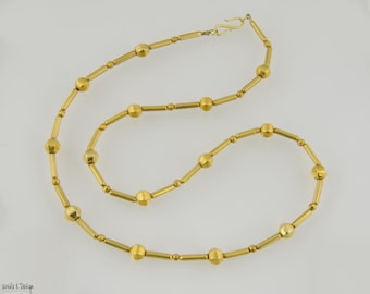All 20K Gold Necklace, Heirloom Piece, Extra Special Gift for Special Occasions