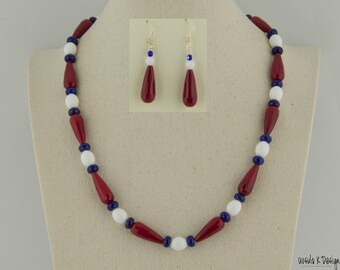 Red/White/Blue: Happy 250th Birthday, America! Celebrate with a red/white/blue necklace that is very affordable