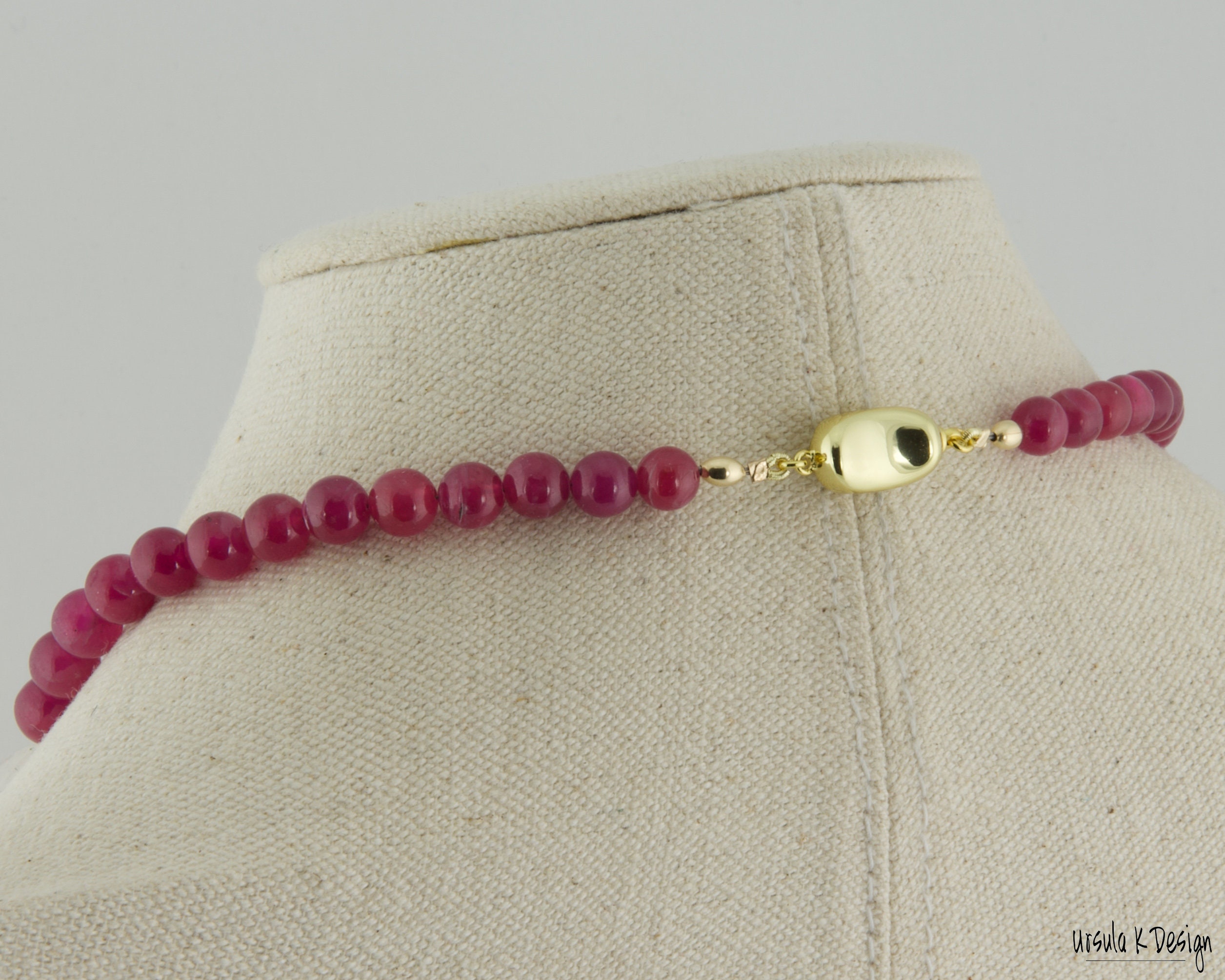 Rainbow Moonstone x Star Ruby Necklace 【公式通販】