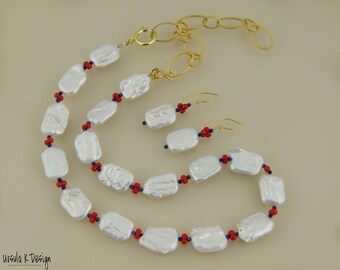 Red/White/Blue: Happy 250th Birthday, America! Celebrate with a red/white/blue necklace that is very affordable