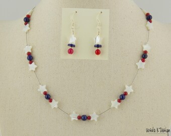Red/White/Blue: Happy 250th Birthday, America! Celebrate with a red/white/blue necklace that is very affordable