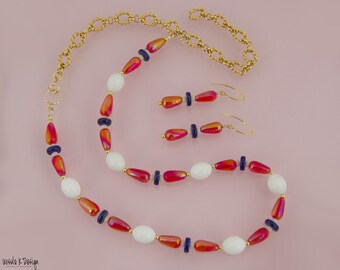 Red/White/Blue: Happy 250th Birthday, America! Celebrate with a red/white/blue necklace that is very affordable