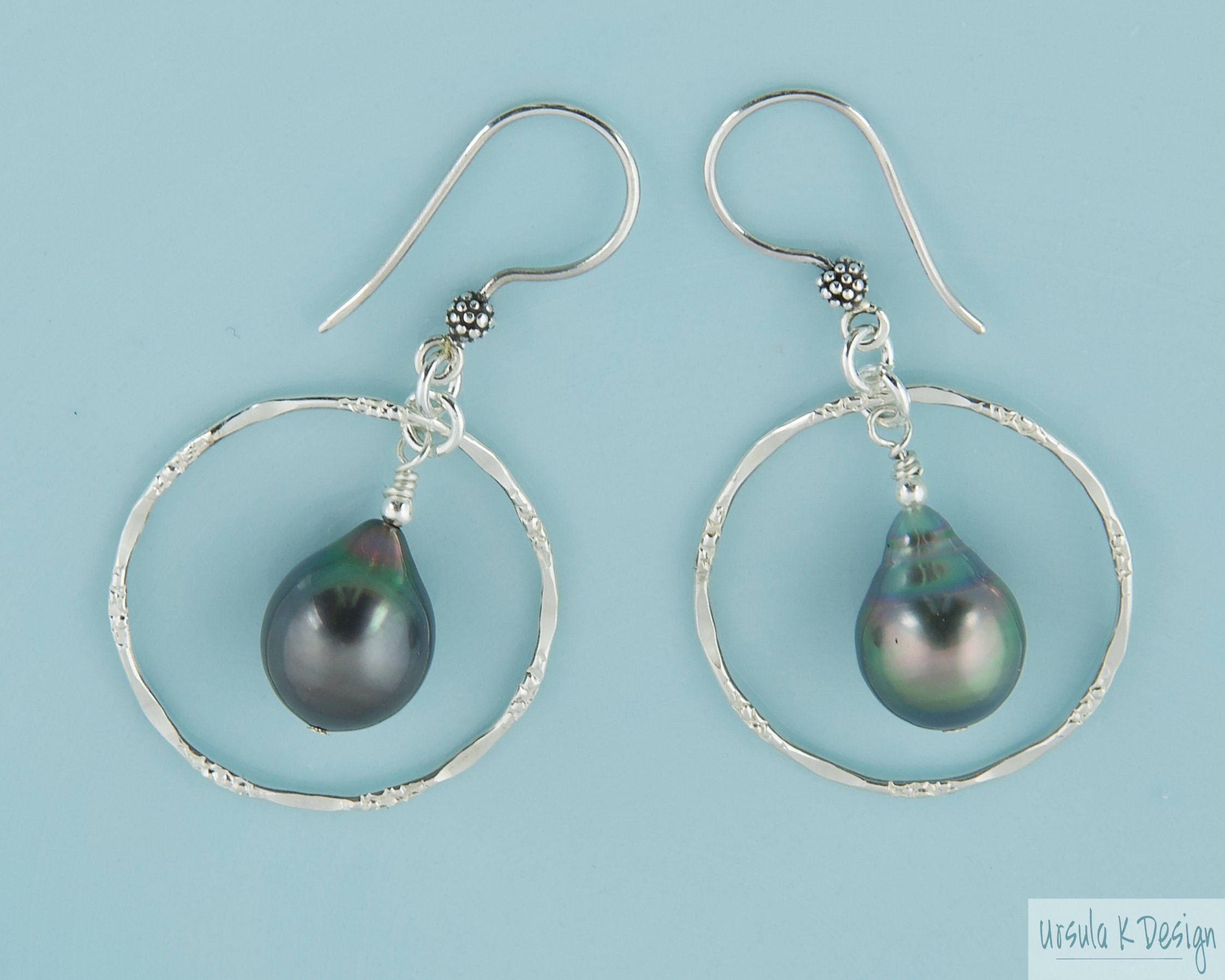 Anniversary Great Birthday Dangle Tahitian Pearl Earrings on Gold Plated Chain Elegant Yet Casual Earrings All Occasion Gift.