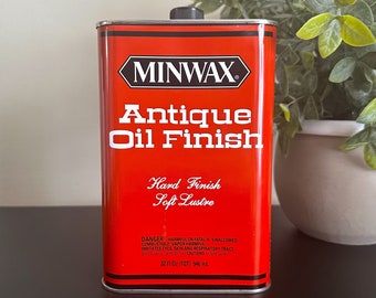 Minwax 67000 Antique Oil Finish QUART 32 oz Hard Finish Soft Lustre Discontinued