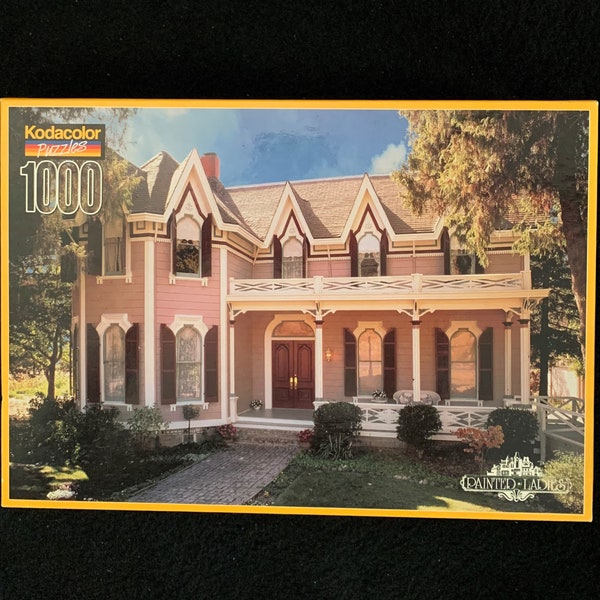 Kodacolor Painted Ladies The GABLES Wine Country Inn Santa Rosa California 1000 Pc Jigsaw Puzzle Victorian House Kodak Casse-tete