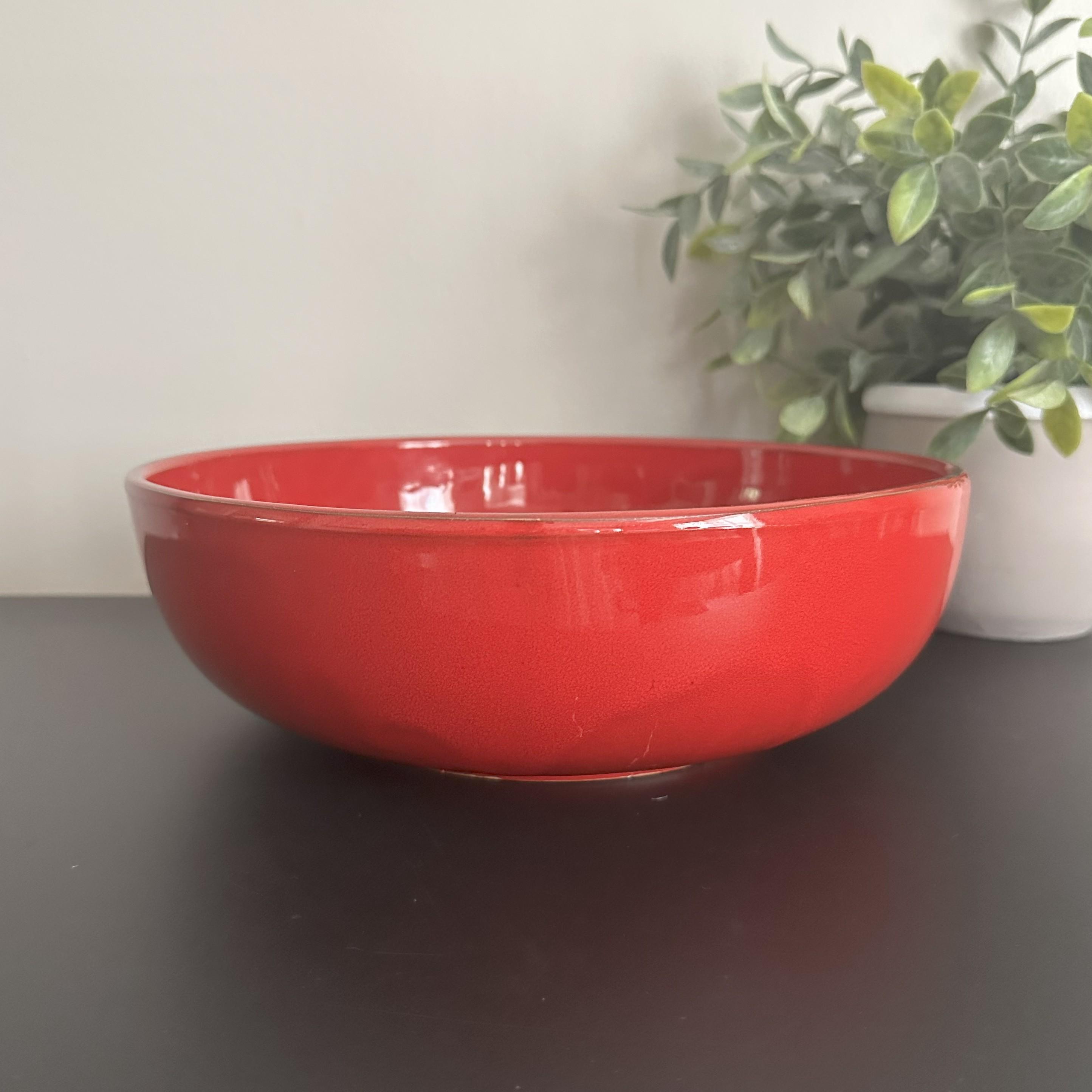 新品 Mamma Ro 販売 Italy Red 赤い陶器の調味料ボット 2個セット
