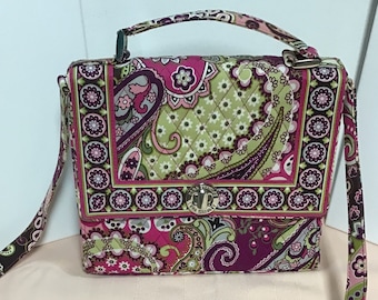 Vintage Vera Bradley "Very Berry" purse, retired pattern, 1990s.