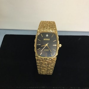 Benrus gold deals nugget watch