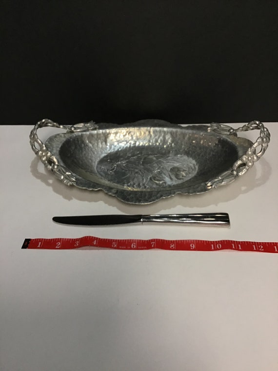 Hand Wrought Creations by Rodney Kent #404 Hammered Aluminum