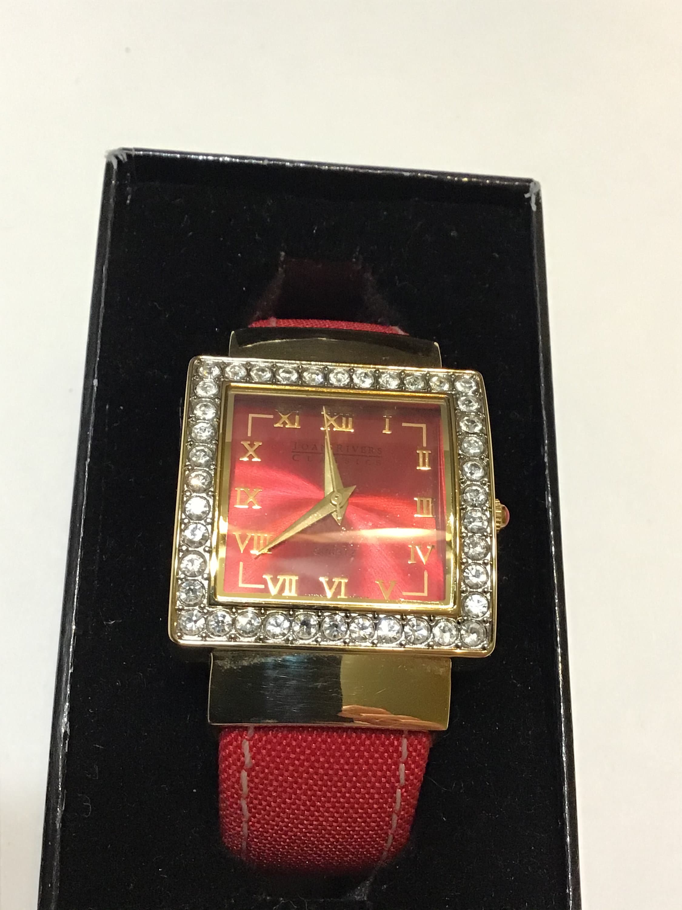Vintage Joan Rivers Classics Collection Quartz Watch With Dark Etsy