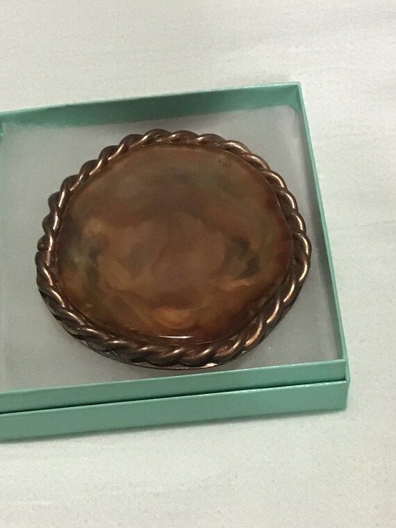 Copper clad and resin filled belt buckle, medium … - image 6