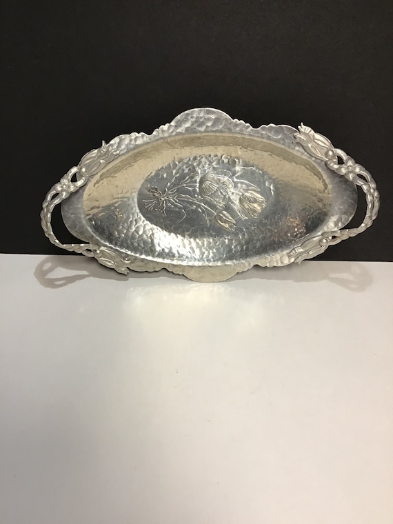 Hand Wrought Creations by Rodney Kent #404 Hammered Aluminum