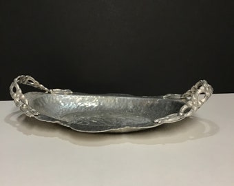 Hand Wrought Creations by Rodney Kent #404 Hammered Aluminum