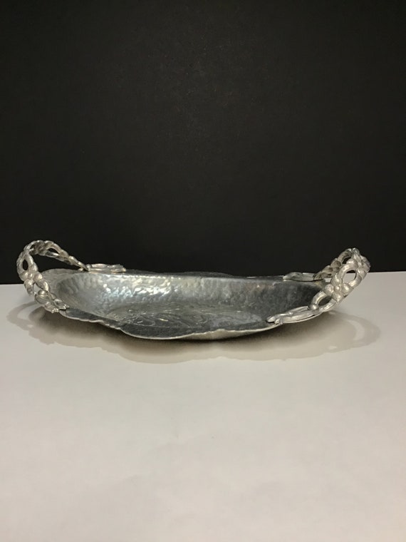 Hand Wrought Creations by Rodney Kent #404 Hammered Aluminum