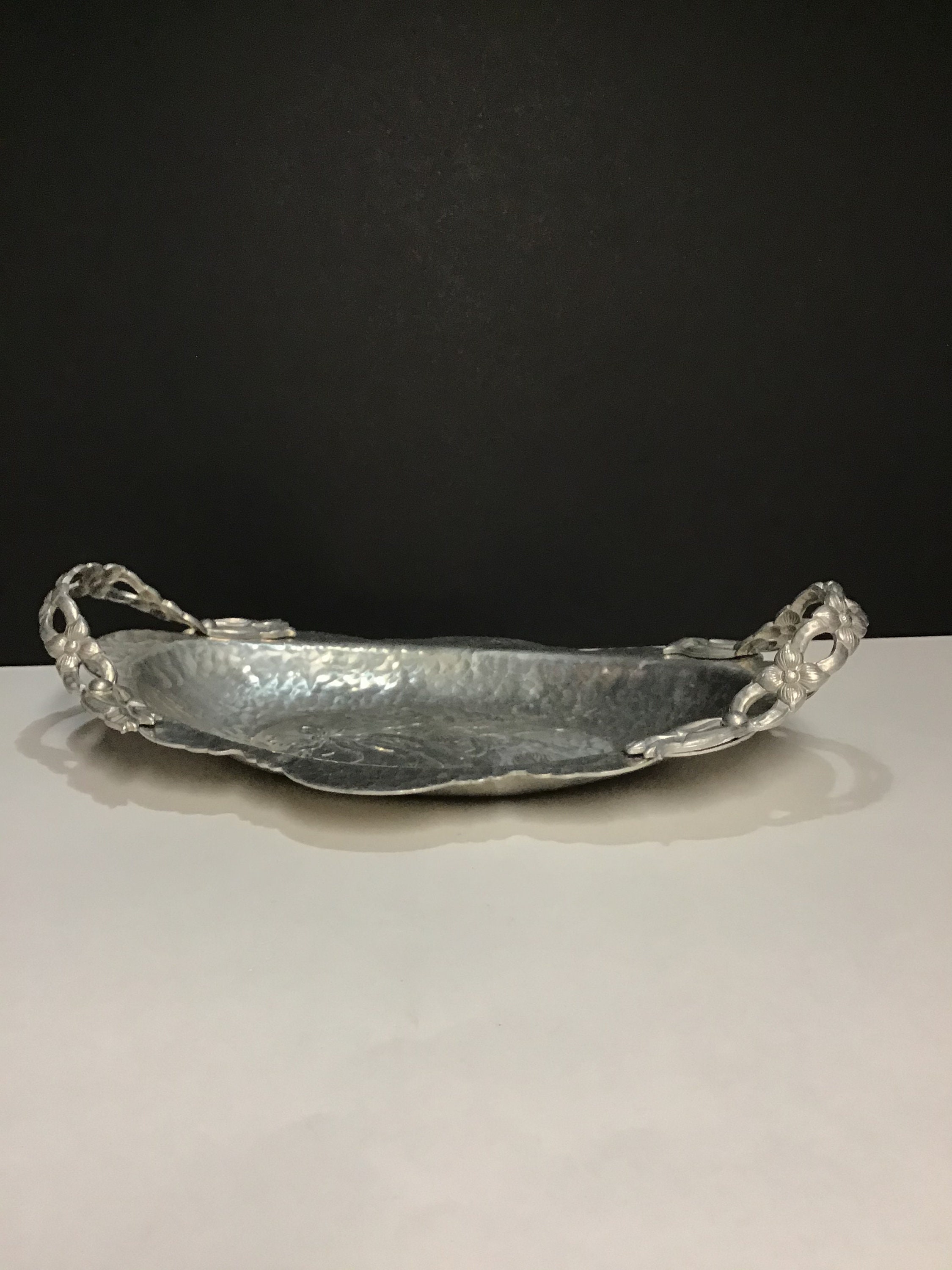 Hand Wrought Creations by Rodney Kent #404 Hammered Aluminum