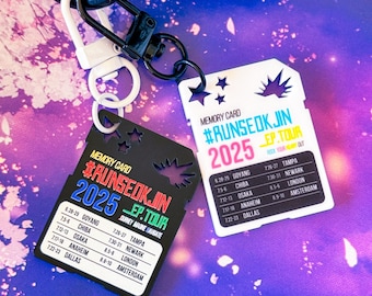 Run Seokjin EP Tour Memory Card Keychain