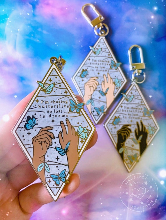 Bts enamel best sale keychain