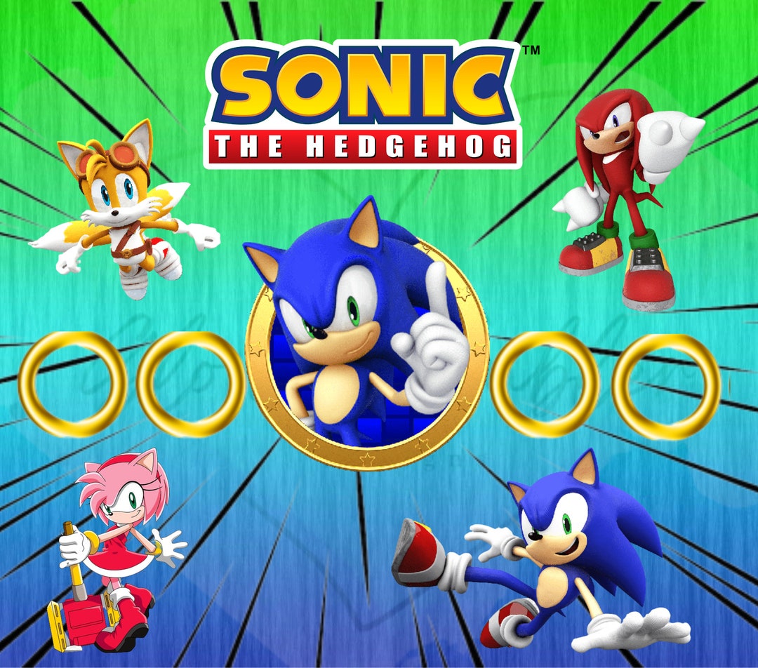 Sonic Tumbler Wrap Etsy