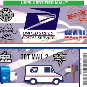 Mail Carrier Tumbler Wrap