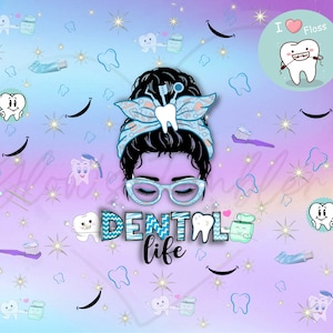 Dental life tumbler wrap