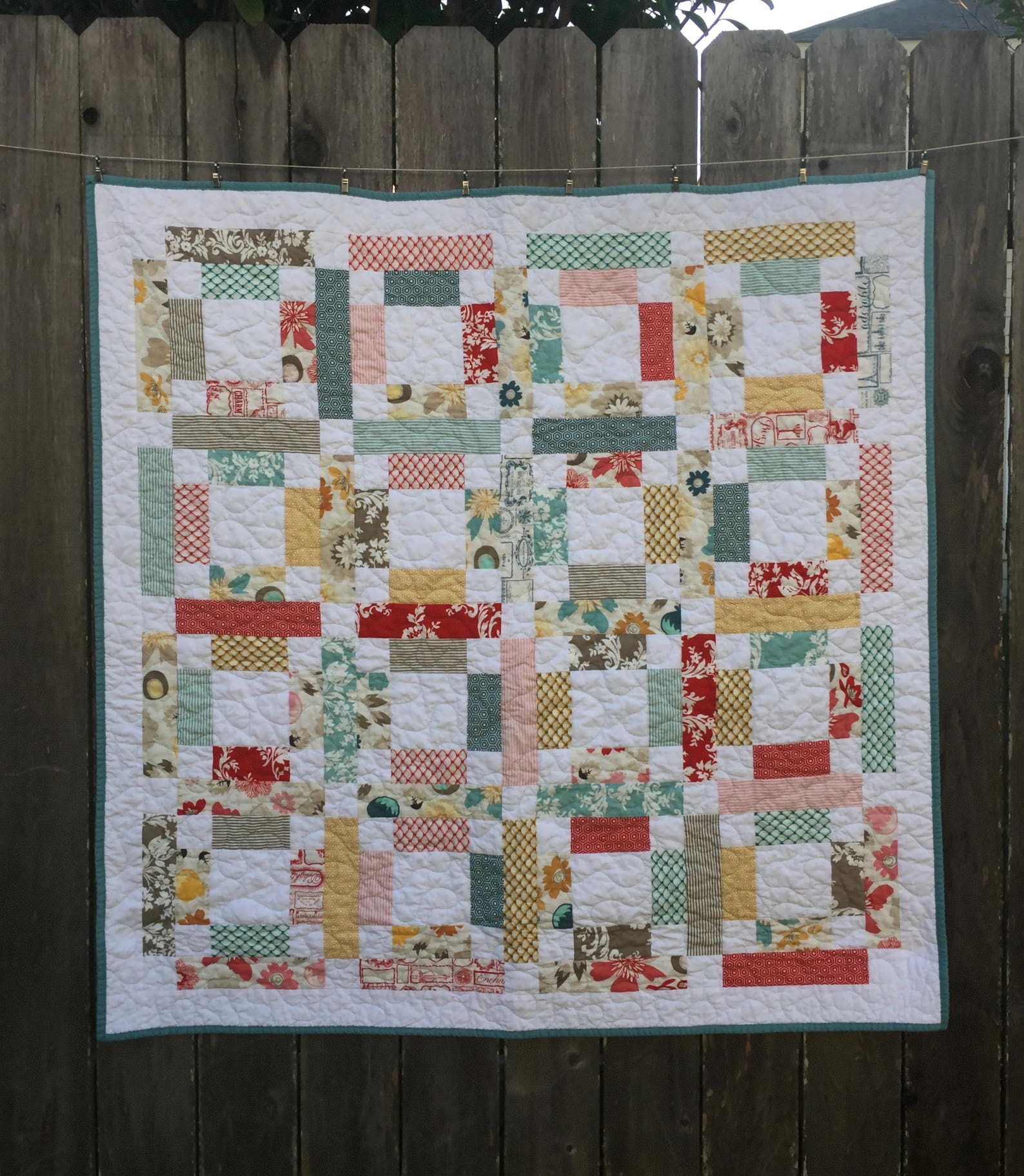 Colorful Quilt charlotte Etsy