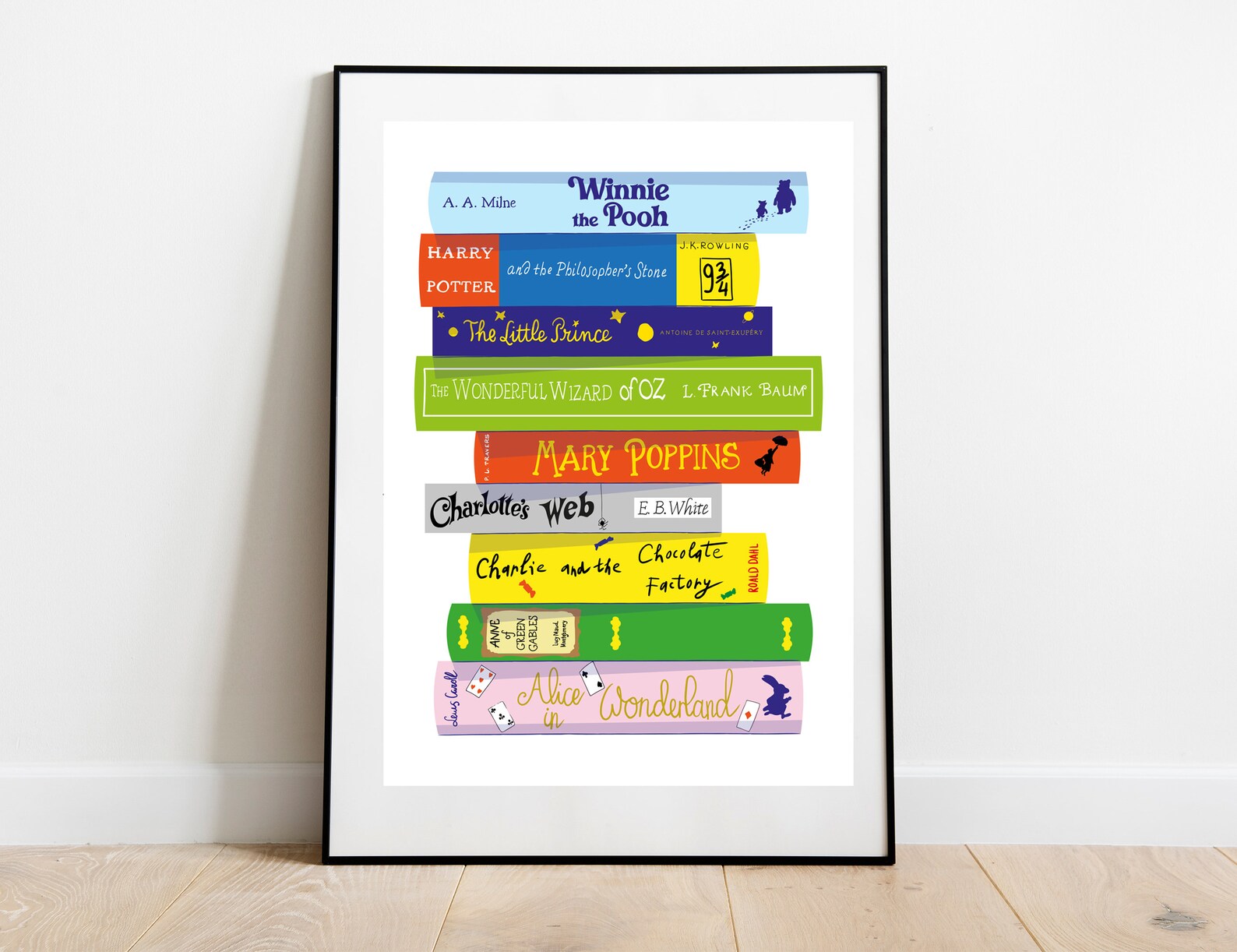 Printable Childrens Book Art Nursery Book Wall Art Print Etsy