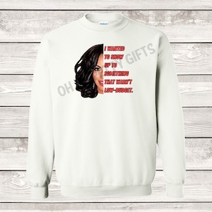 RHOP Mia Low-Budget Sweatshirt Real Housewives of Potomac