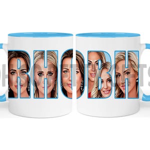 Classic or Current ONE Real Housewives of Beverly Hills RHOBH Cast 11 oz Coffee Mug Kyle Kim Lisa Taylor Adrienne Camille Dorit Boz Erika