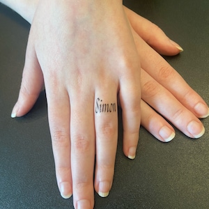 RHOC Simon Temporary Tattoo SET of 2 Real Housewives of Orange County Tamra