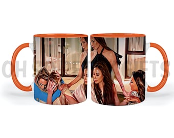 ONE Finale Scene RHOSLC Real Housewives of Salt Lake City 11 oz Coffee Mug Whitney Heather Angie Meredith Lisa Last Supper