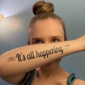 It&#39;s All Happening Scheana Vanderpump Rules Temporary Tattoo SET of 2