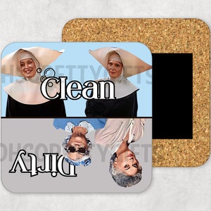 The Golden Girls Nuns Nun Clean Dirty Dishwasher Magnet (ONE) Rose Blanche Dorothy Sophia