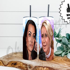 Kim Kyle Richards Gobelet limousine RHOBH TUMBLER Real Housewives of Beverly Hills 20 oz avec couvercle en paille de café