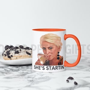 ONE Real Housewives of New York She&#39;s Startin RHONY 11 oz Coffee Mug Dorinda