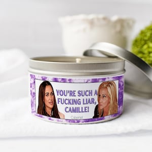 Real Housewives of Beverly Hills Such A Liar Camille Candle Kyle 8oz 16oz RHOBH