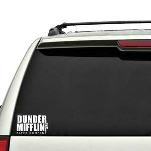 Dunder Mifflin The Office Car DECAL
