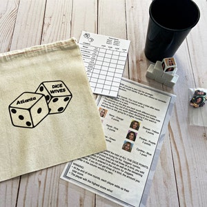 RHOA DiceWives Real Housewives Party Game Dice Wives Atlanta Edition