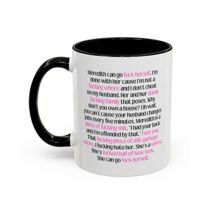 ONE RHOSLC Lisa Barlow Hot Mic Rant Real Housewives of Salt Lake City 340 ml kaffemugg
