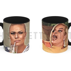 ONE Green Eyed Bandits BESTIES Real Housewives of Potomac RHOP 11 oz Coffee Mug Robyn Gizelle
