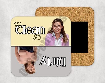 The Office Pam Meredith Casual Friday Clean Dirty Dishwasher Magnet (ONE)