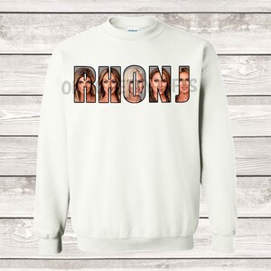 RHONJ Faces Real Housewives of New Jersey Sweatshirt Dolores Jackie Jennifer Teresa Margaret Melissa UNISEX